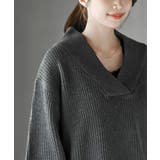 ショールカラーニットプルオーバー | rps | 詳細画像15 