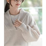 ショールカラーニットプルオーバー | rps | 詳細画像6 