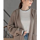 フード付きロングニットカーディガン | rps | 詳細画像22 