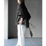 コットンボイルフリルネックピンタックブラウス | rps | 詳細画像13 