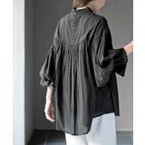 コットンボイルフリルネックピンタックブラウス | rps | 詳細画像16 