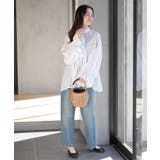 コットンボイルフリルネックピンタックブラウス | rps | 詳細画像2 