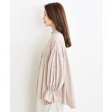 コットンボイルフリルネックピンタックブラウス | rps | 詳細画像26 