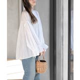 コットンボイルフリルネックピンタックブラウス | rps | 詳細画像3 