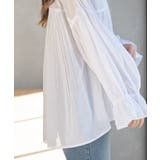 コットンボイルフリルネックピンタックブラウス | rps | 詳細画像9 