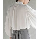 ボリューム袖フリルネックブラウス | rps | 詳細画像8