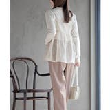 花柄刺繍前開きダブルリボンキャミチュニック | rps | 詳細画像10 