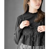 花柄刺繍前開きダブルリボンキャミチュニック | rps | 詳細画像20 