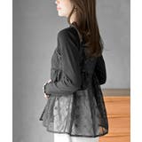 花柄刺繍前開きダブルリボンキャミチュニック | rps | 詳細画像22 