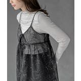 花柄刺繍前開きダブルリボンキャミチュニック | rps | 詳細画像29 