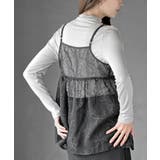 花柄刺繍前開きダブルリボンキャミチュニック | rps | 詳細画像30 