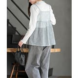 花柄刺繍前開きダブルリボンキャミチュニック | rps | 詳細画像34 