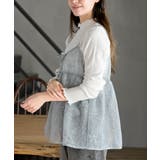 花柄刺繍前開きダブルリボンキャミチュニック | rps | 詳細画像36 