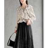 ホットフィックスクロスフリルペプラムブラウス | rps | 詳細画像18 