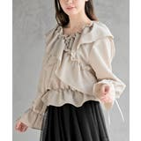 ホットフィックスクロスフリルペプラムブラウス | rps | 詳細画像22 