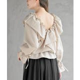 ホットフィックスクロスフリルペプラムブラウス | rps | 詳細画像23 