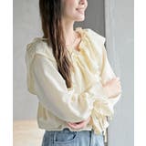 ホットフィックスクロスフリルペプラムブラウス | rps | 詳細画像9 