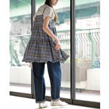 ワッフルチェックリボンキャミチュニック | rps | 詳細画像13 