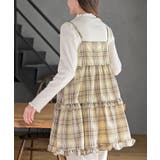 ワッフルチェックリボンキャミチュニック | rps | 詳細画像24 