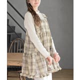 ワッフルチェックリボンキャミチュニック | rps | 詳細画像25 