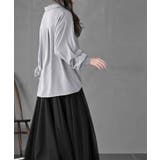 変形袖タックスキッパーブラウス | rps | 詳細画像11