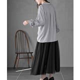 変形袖タックスキッパーブラウス | rps | 詳細画像12