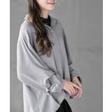 変形袖タックスキッパーブラウス | rps | 詳細画像15