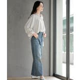 変形袖タックスキッパーブラウス | rps | 詳細画像2