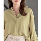 変形袖タックスキッパーブラウス | rps | 詳細画像22