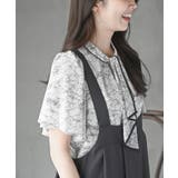 ボータイ取り外しフレアー袖ブラウス | rps | 詳細画像18 