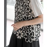 配色レースベスト | rps | 詳細画像27 