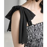 肩リボンシャーリングワンピース | rps | 詳細画像11