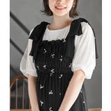 肩リボンシャーリングワンピース | rps | 詳細画像19