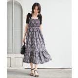 肩リボンシャーリングワンピース | rps | 詳細画像2