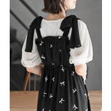 肩リボンシャーリングワンピース | rps | 詳細画像21