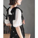 肩リボンシャーリングワンピース | rps | 詳細画像22