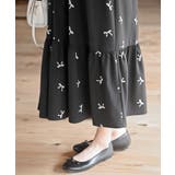 肩リボンシャーリングワンピース | rps | 詳細画像23