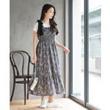 肩リボンシャーリングワンピース | rps | 詳細画像24