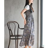 肩リボンシャーリングワンピース | rps | 詳細画像25