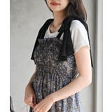 肩リボンシャーリングワンピース | rps | 詳細画像29