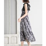 肩リボンシャーリングワンピース | rps | 詳細画像3