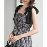 肩リボンシャーリングワンピース | rps | 詳細画像7