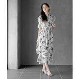 ラッフルスリーブ花柄ワンピース | rps | 詳細画像11 