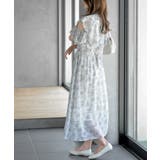 ラッフルスリーブ花柄ワンピース | rps | 詳細画像21 