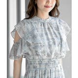 ラッフルスリーブ花柄ワンピース | rps | 詳細画像24 