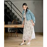 ラッフルスリーブ花柄ワンピース | rps | 詳細画像37 