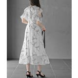 ラッフルスリーブ花柄ワンピース | rps | 詳細画像4 