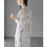 ラッフルスリーブ花柄ワンピース | rps | 詳細画像7 