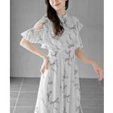 ラッフルスリーブ花柄ワンピース | rps | 詳細画像9 