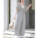 ネイビー | シャーリングフリルロンパース | rps